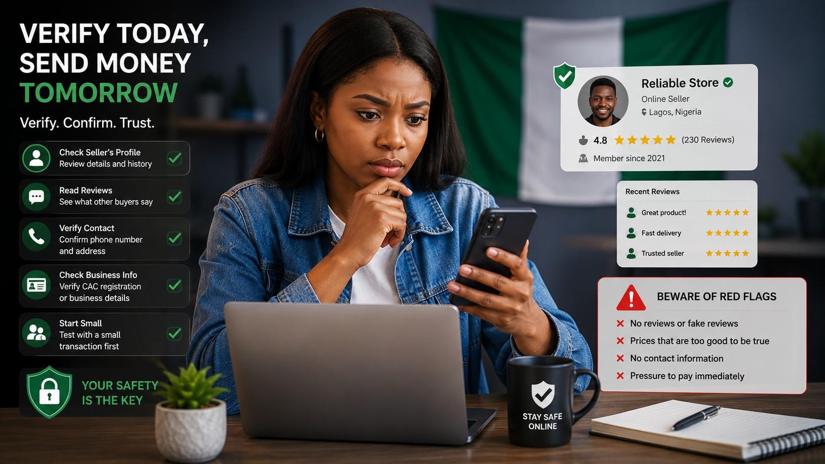 How to Verify a Seller Before Sending Money Online in Nigeria
